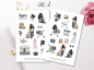 Preview: Girls Shopping Sticker Set